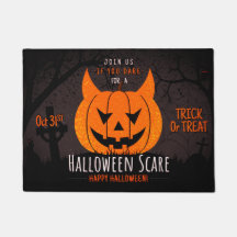 Halloween Scare Doormat