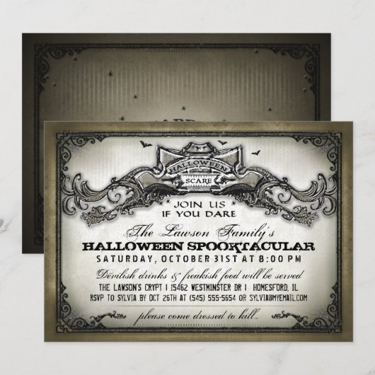  Halloween Scare sluit zich bij ons aan als je ben Kaart (Voorkant / Achterkant)