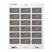 Halloween Scarecrow Adres Etiket (Full Sheet)