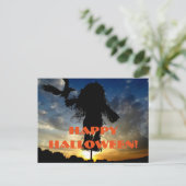 Halloween Scarecrow Briefkaart (Staand voorkant)