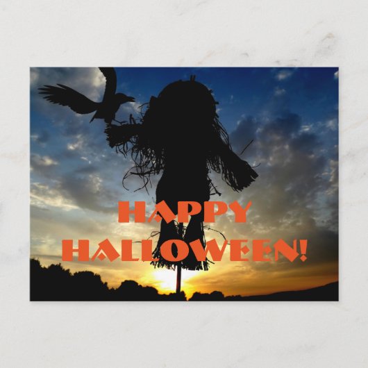 Halloween Scarecrow Briefkaart (Voorkant)