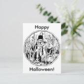 Halloween Scarecrow Briefkaart (Staand voorkant)