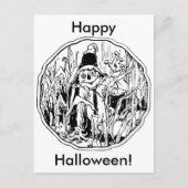 Halloween Scarecrow Briefkaart (Voorkant)