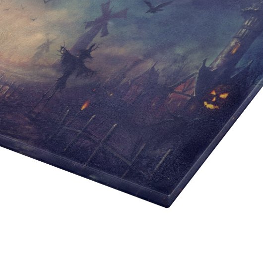 Halloween Scarecrow Chopping Board Snijplank (Hoek)