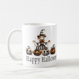 Halloween Scarecrow Design met Jack-o'-lantaarns | Koffiemok
