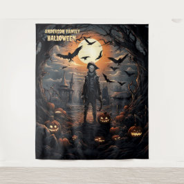 Halloween Scarecrow Hanging Wandkleed