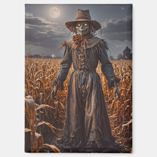 Halloween Scarecrow Magnet (Voorkant)