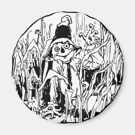 Halloween Scarecrow Magnet (Voorkant)