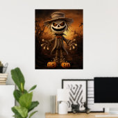 Halloween Scarecrow Poster (Thuiskantoor)