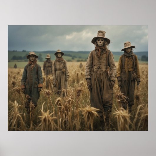 Halloween Scarecrow Poster (Voorkant)