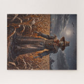Halloween Scarecrow Puzzle Legpuzzel (Horizontaal)