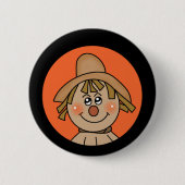 Halloween Scarecrow Ronde Button 5,7 Cm (Voorkant)