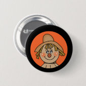 Halloween Scarecrow Ronde Button 5,7 Cm (Voorkant /achterkant)