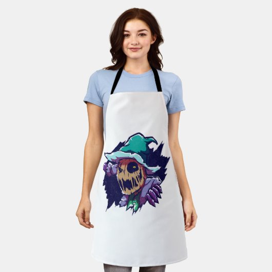 Halloween scarecrow schort (Gedragen)