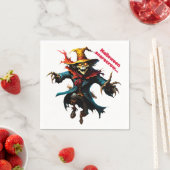 Halloween scarecrow  servet (Insitu)