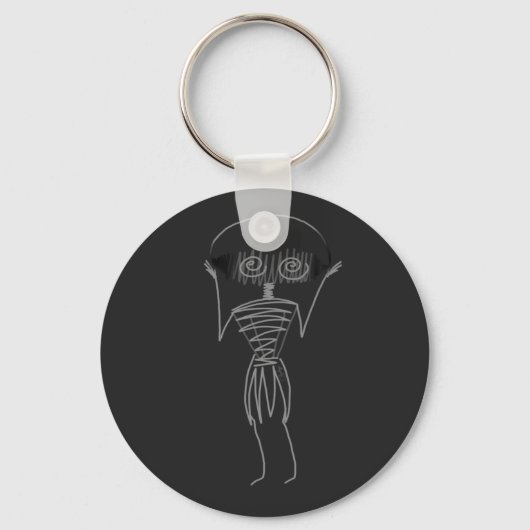 Halloween Scarecrow Sleutelhanger (Voorkant)