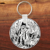 Halloween Scarecrow Sleutelhanger (Voorkant)