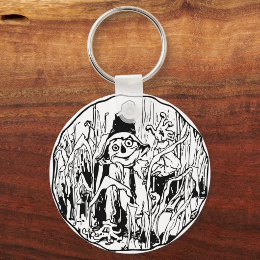 Halloween Scarecrow Sleutelhanger (Voorkant)