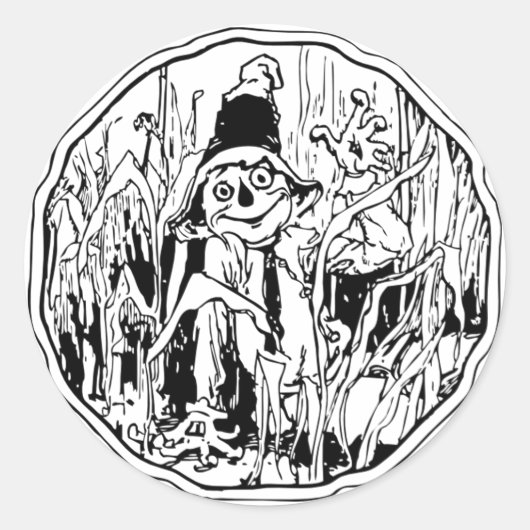 Halloween Scarecrow Sticker (Voorkant)