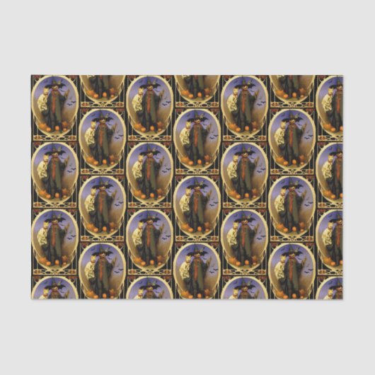 Halloween Scarecrow tissuepapier (Voorkant)