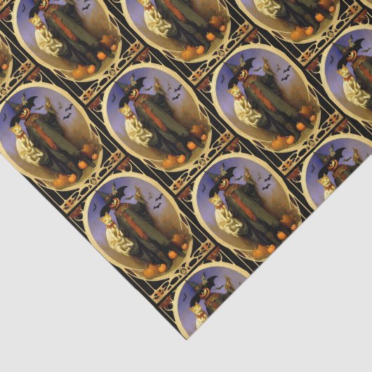 Halloween Scarecrow tissuepapier (Detail)