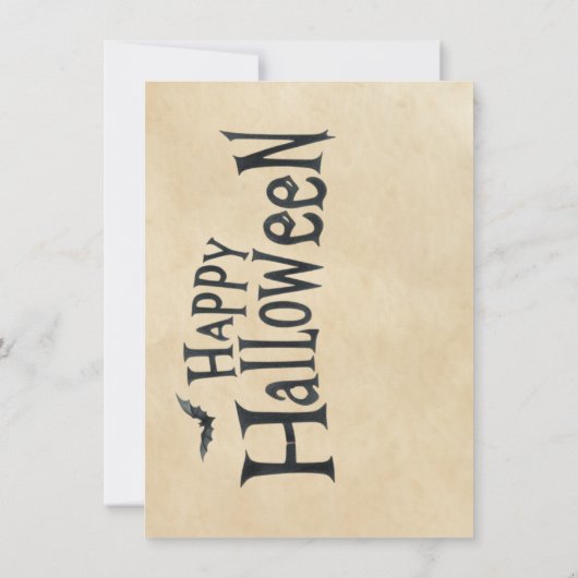 Halloween Scarecrow Wenskaart (Achterkant)