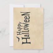 Halloween Scarecrow Wenskaart (Achterkant)