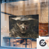 Halloween Scarecrow Window Cling Raamsticker (Cafe Raam)
