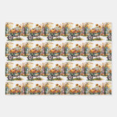 Halloween Scarecrows, Kitty Witch, Fall Harvest, Inpakpapier Vel (Voorkant)