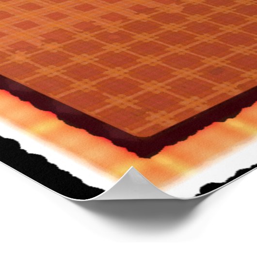 Halloween Scared Cat Art Poster (Hoek)