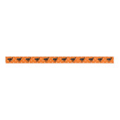 Halloween Scaredy Cat Grosgrain Lint (Voorkant)
