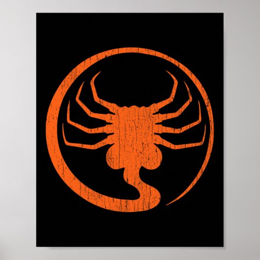 Halloween Scary Alien Facehugger Horror Pompoen La Poster (Voorkant)