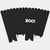 Halloween Scary Boo! Oogbollen zwarte witte tappen Bedankdoosjes (Ongevouwen)