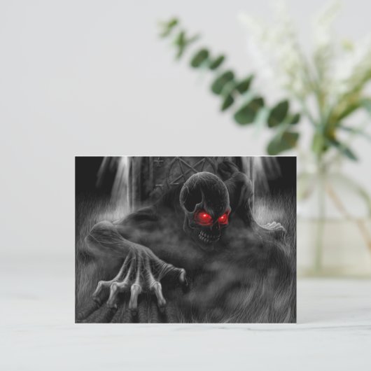 Halloween Scary Briefkaart (Staand voorkant)