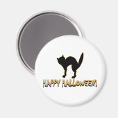 Halloween Scary Cat Magneet (Voorkant / Achterkant)