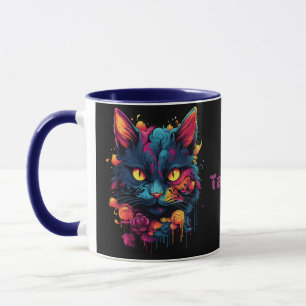 Halloween/Scary Cat/Witchy gepersonaliseerd Mok