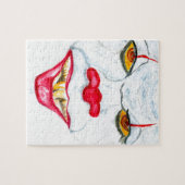 Halloween Scary Clown2 Legpuzzel (Horizontaal)