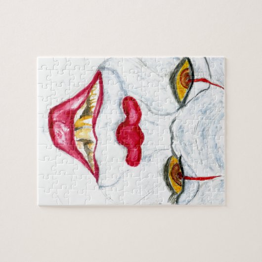 Halloween Scary Clown2 Legpuzzel (Horizontaal)