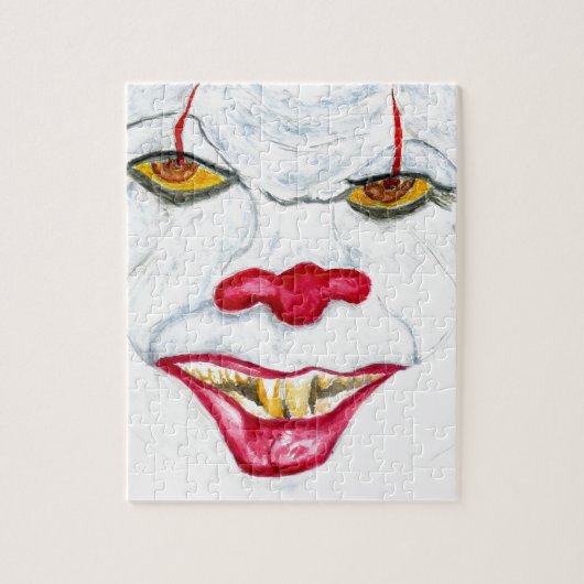 Halloween Scary Clown2 Legpuzzel (Verticaal)