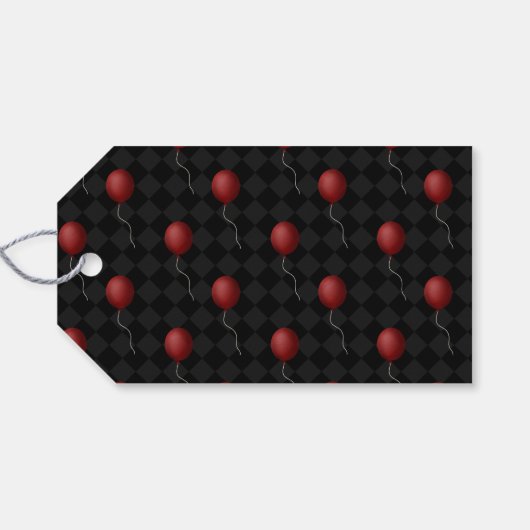 Halloween Scary Clown Adult Creepy Circus Party Cadeaulabel (Achterkant Horizontaal)