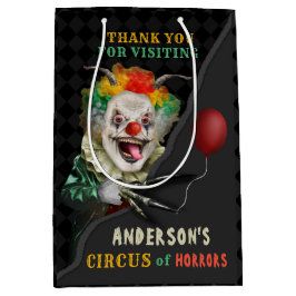 Halloween Scary Clown Adult Creepy Circus Party Medium Cadeauzakje