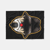 Halloween Scary Clown Cholo Gangster Fleece Deken (Voorkant (Horizontaal))