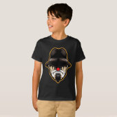Halloween Scary Clown Cholo Gangster T-shirt (Voorkant volledig)