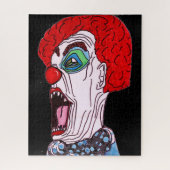 HALLOWEEN SCARY CLOWN jigzaag puzzel Legpuzzel (Verticaal)