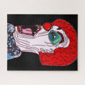 HALLOWEEN SCARY CLOWN jigzaag puzzel Legpuzzel (Horizontaal)