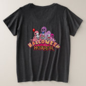 Halloween Scary Clowns Horror Grote Maat T-shirt (Design achterkant)