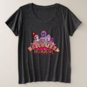 Halloween Scary Clowns Horror Grote Maat T-shirt (Design voorkant)