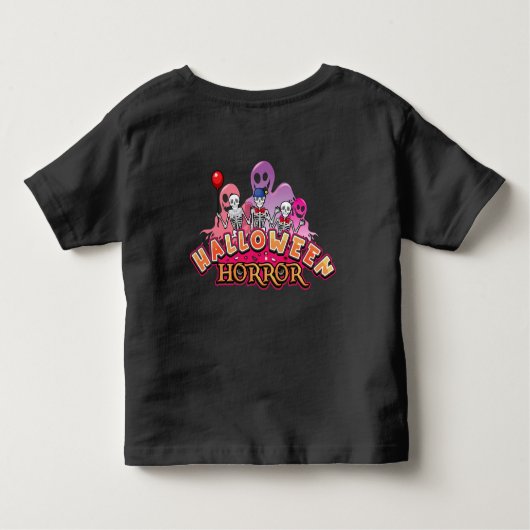 Halloween Scary Clowns Horror Kinder Shirts (Achterkant)