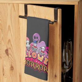 Halloween Scary Clowns Horror Kitchen Towel Theedoek