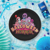 Halloween Scary Clowns Horror Paper-Borden Papieren Bordje (Feest)